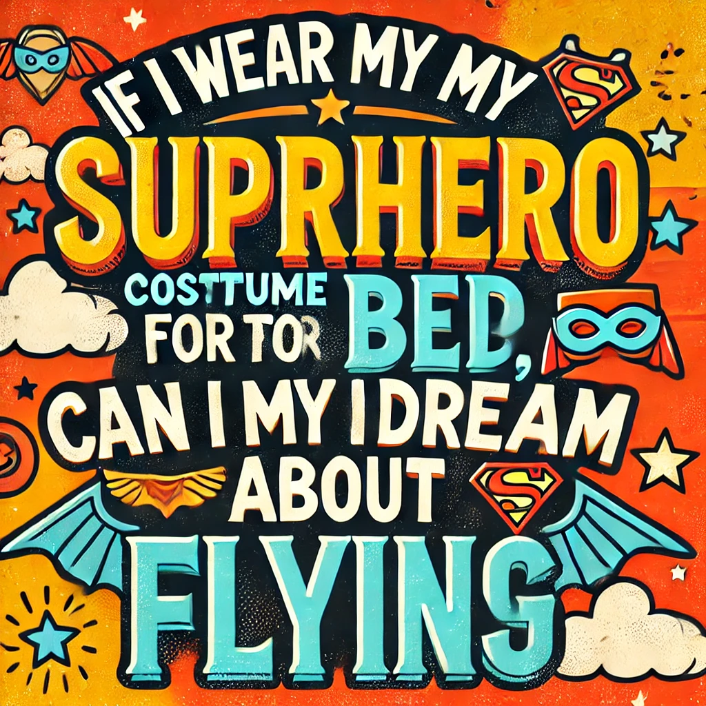 Funny kid quote about superheroes