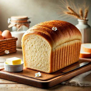 freshly baked simple sandwich bread