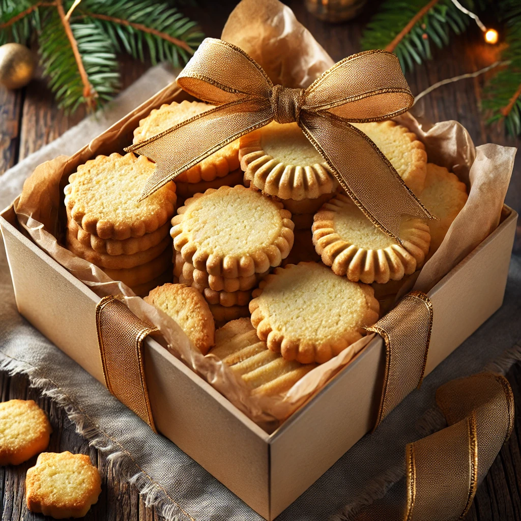 gift box of shortbread cookies