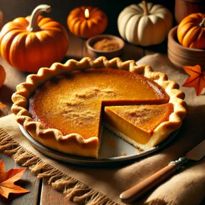 pumpkin-pie-on-a-rustic-wooden-table-with-a-slice-removed-to-reveal-a-creamy-spiced-filling