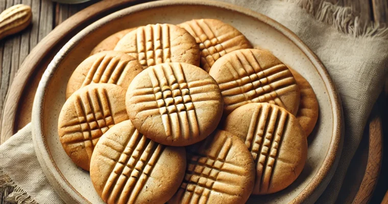 3-Ingredient Peanut Butter Cookies