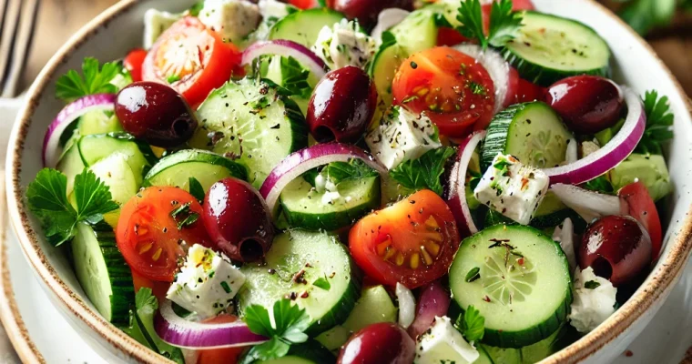 Classic Mediterranean Chopped Salad
