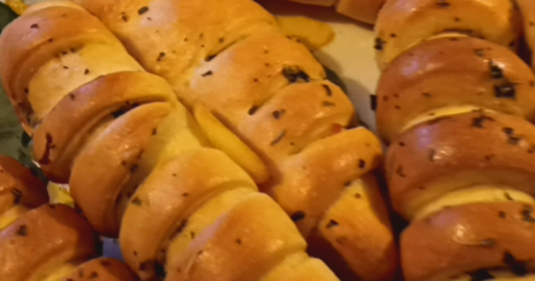 Fluffy Cheesy Crescent Rolls