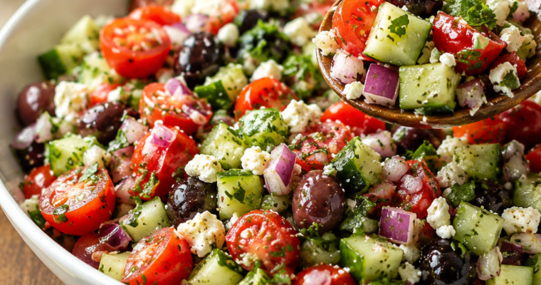 Classic Mediterranean Chopped Salad