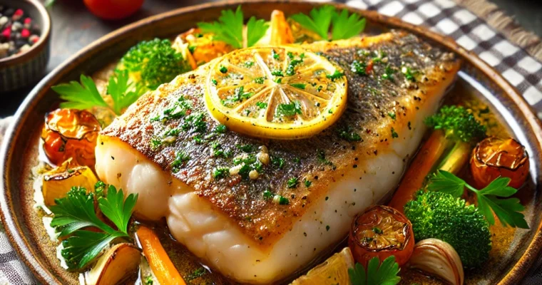 Baked Lemon Garlic Butter Fish