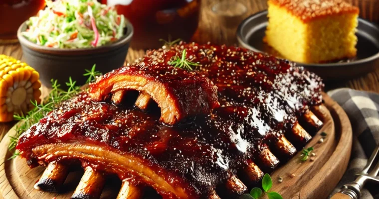 Fall-Off-The-Bone Oven-Baked Barbecue Ribs