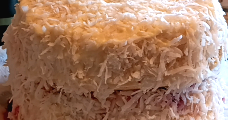Vanilla Coconut Pudding Cake (Microwave Recipe!)