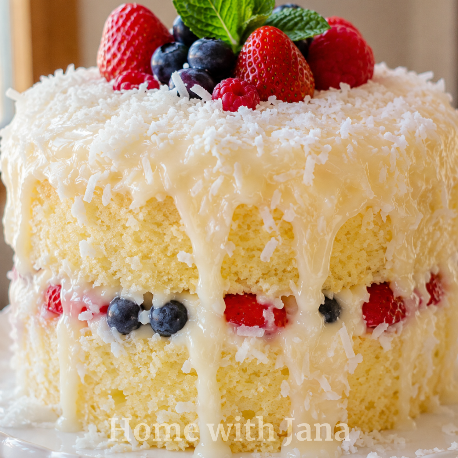 Vanilla Coconut Pudding Cake (Microwave Recipe!)
