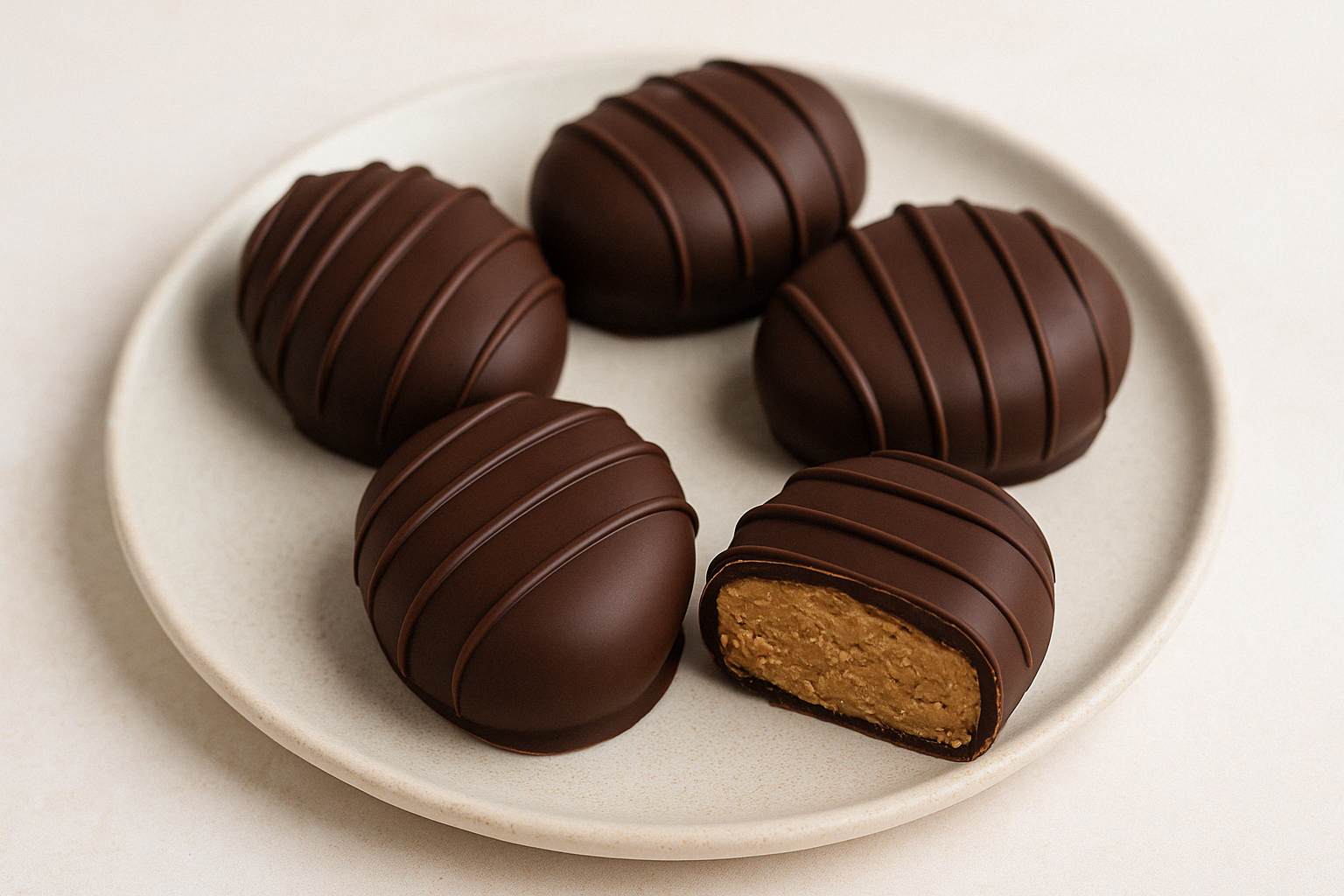 Homemade Chocolate Peanut Butter Eggs