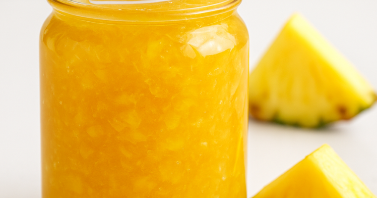 Homemade Pineapple Jam (No Pectin Needed)