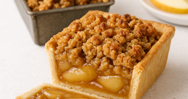 Apple Crisp Loaf Pies