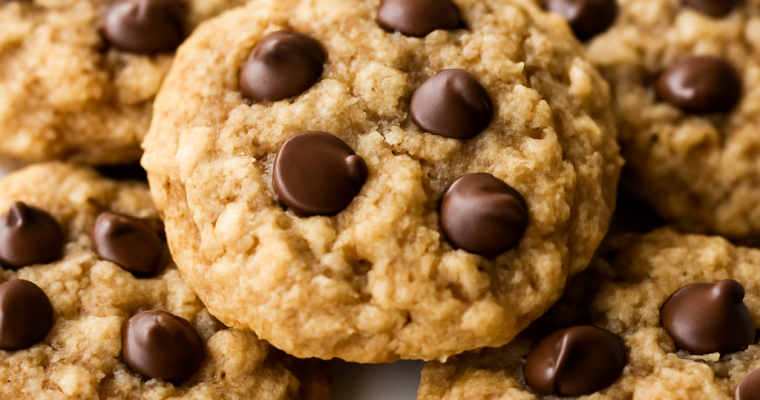 Best Ever Soft and Chewy Oatmeal Chocolate Chip Cookies