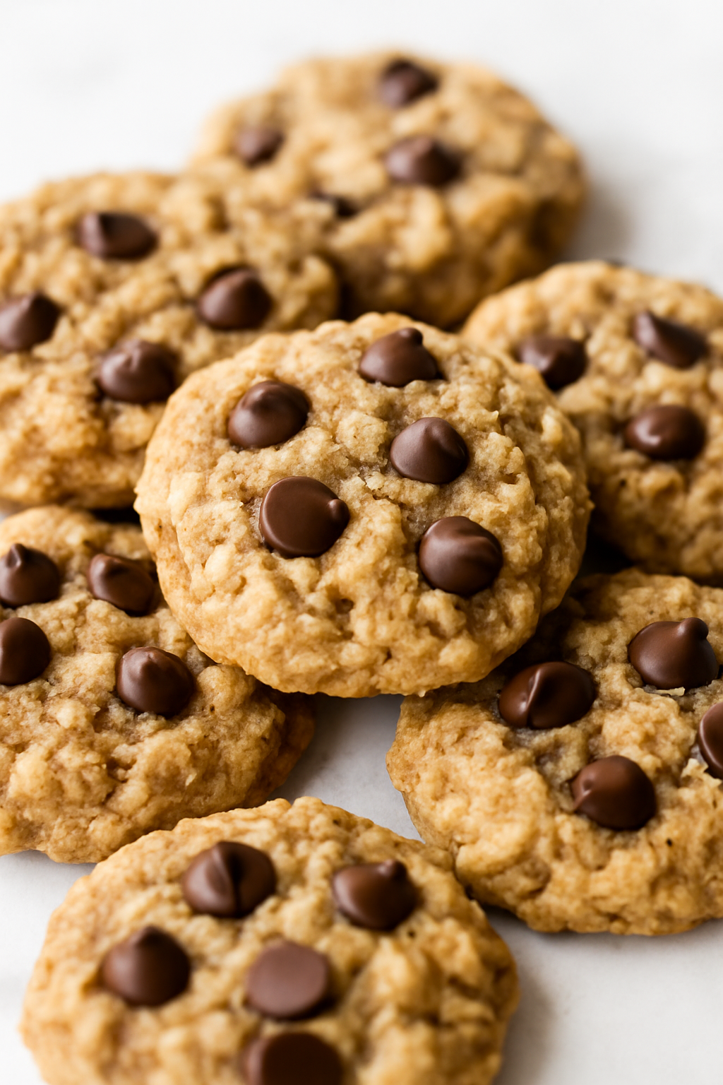 Best Ever Soft and Chewy Oatmeal Chocolate Chip Cookies
