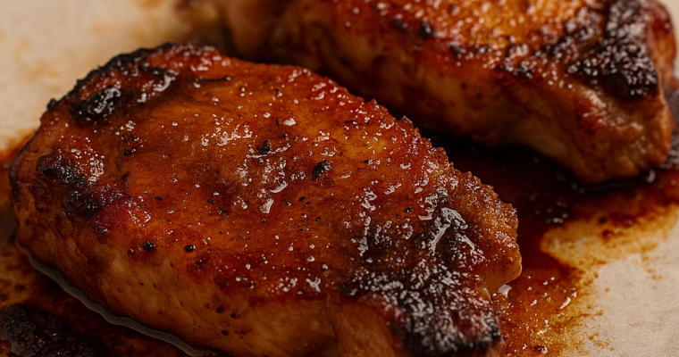 Brown Sugar Glazed Pork Chops