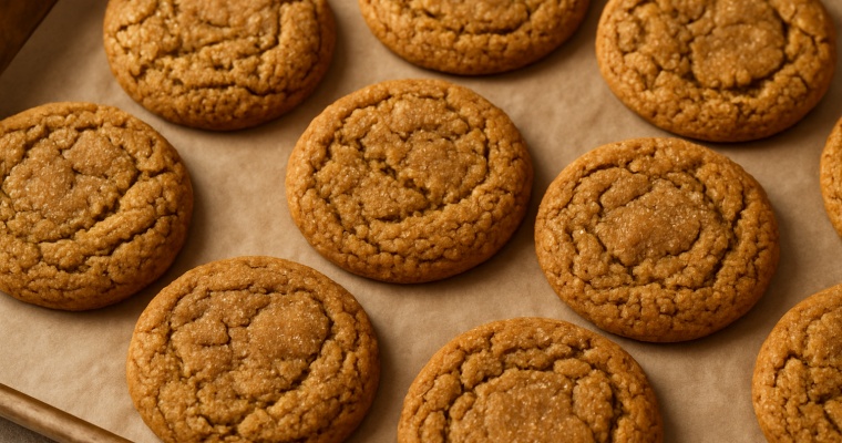 Homemade Molasses Cookies