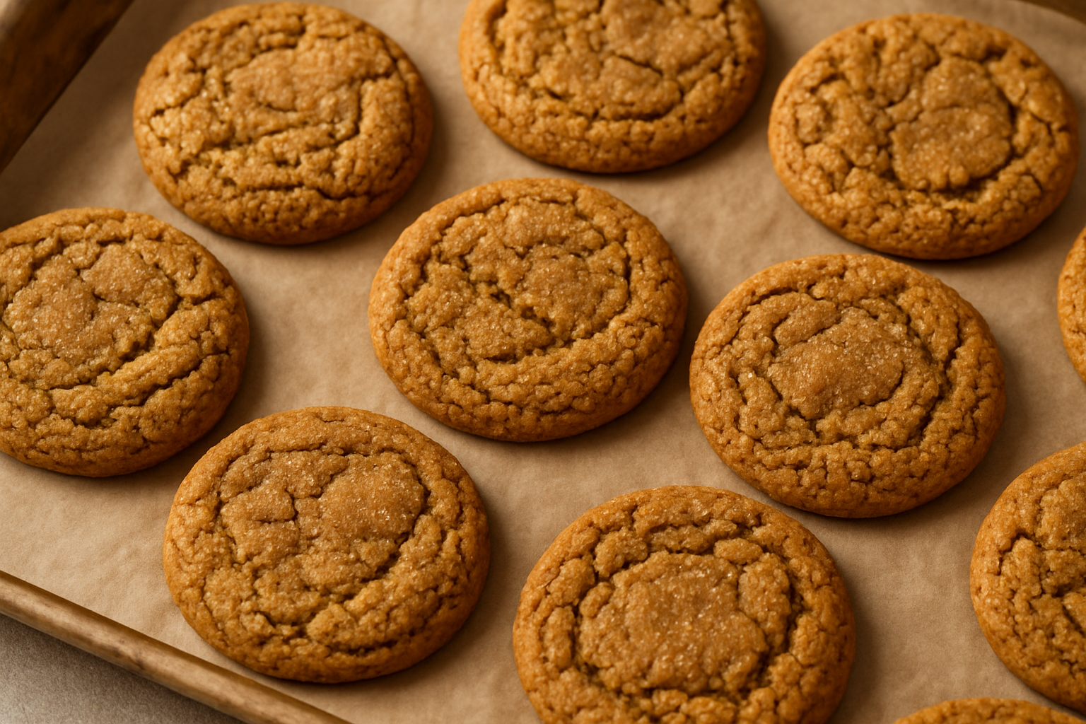 Homemade Molasses Cookies