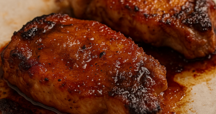 Brown Sugar Glazed Pork Chops