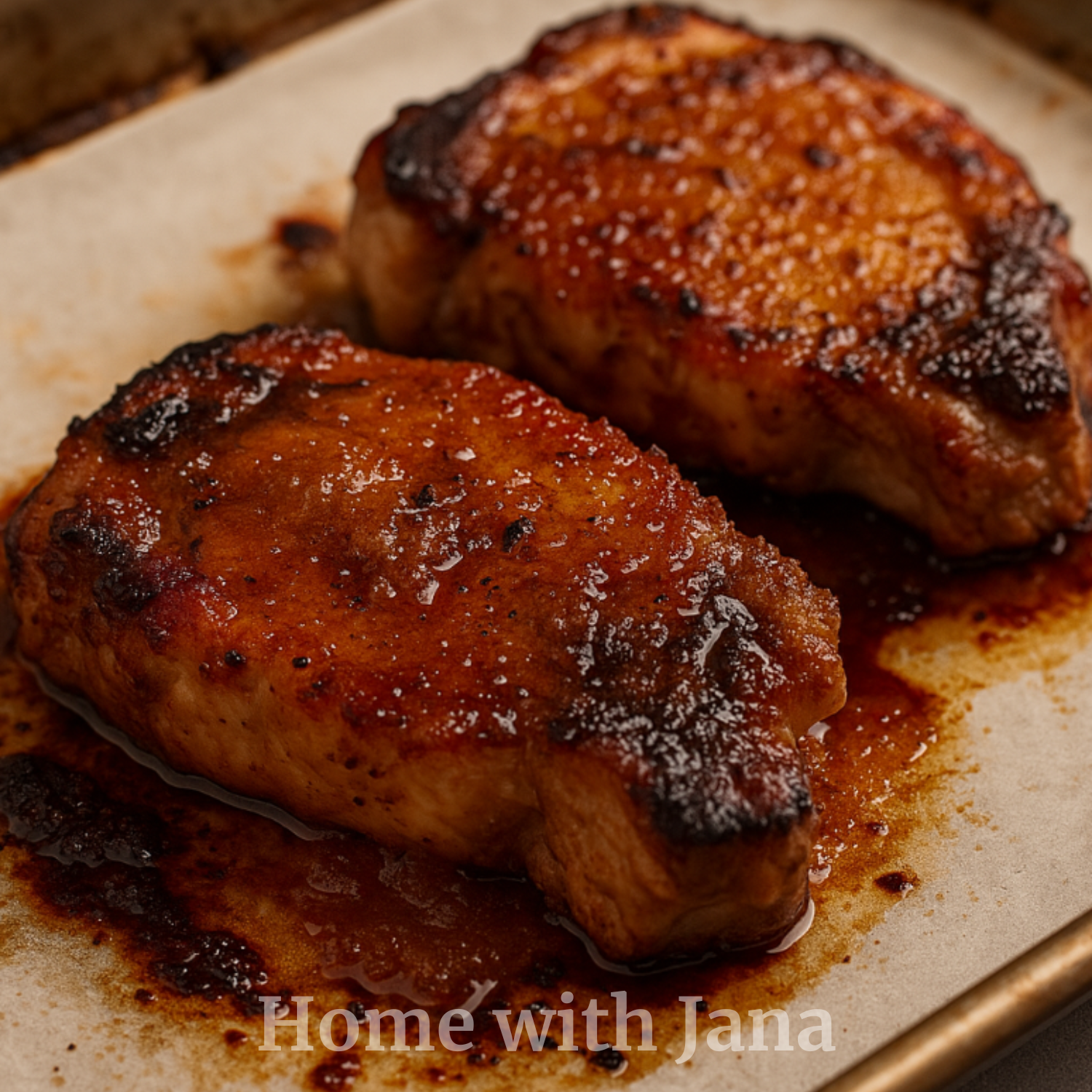 Brown Sugar Glazed Pork Chops