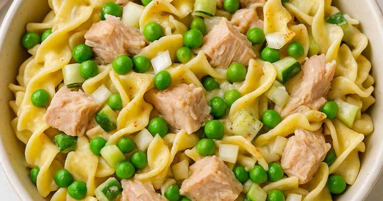 Creamy Tuna Noodle Salad