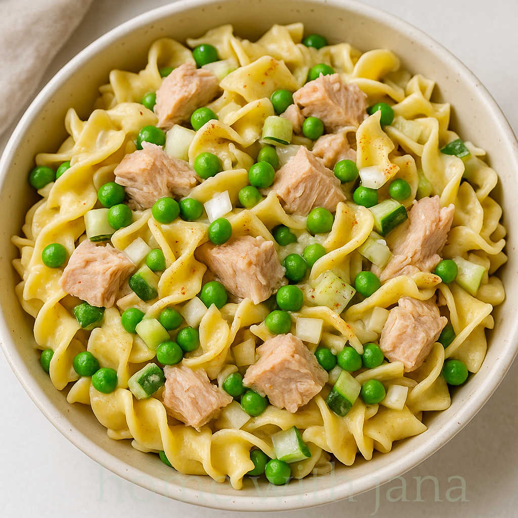 Creamy Tuna Noodle Salad