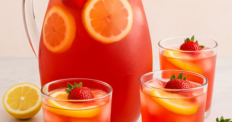 Strawberry Lemonade Punch