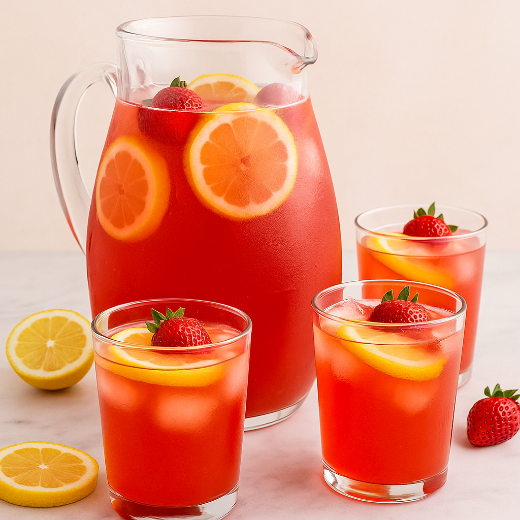 Strawberry Lemonade Punch