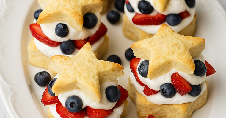 Star-Spangled Berry Shortcakes