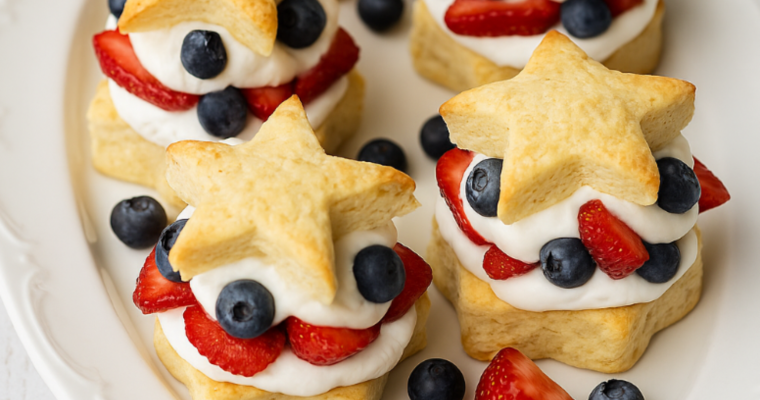 Star-Spangled Berry Shortcakes