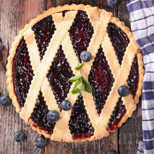 Blueberry Pie (Classic Lattice-Crust Recipe)