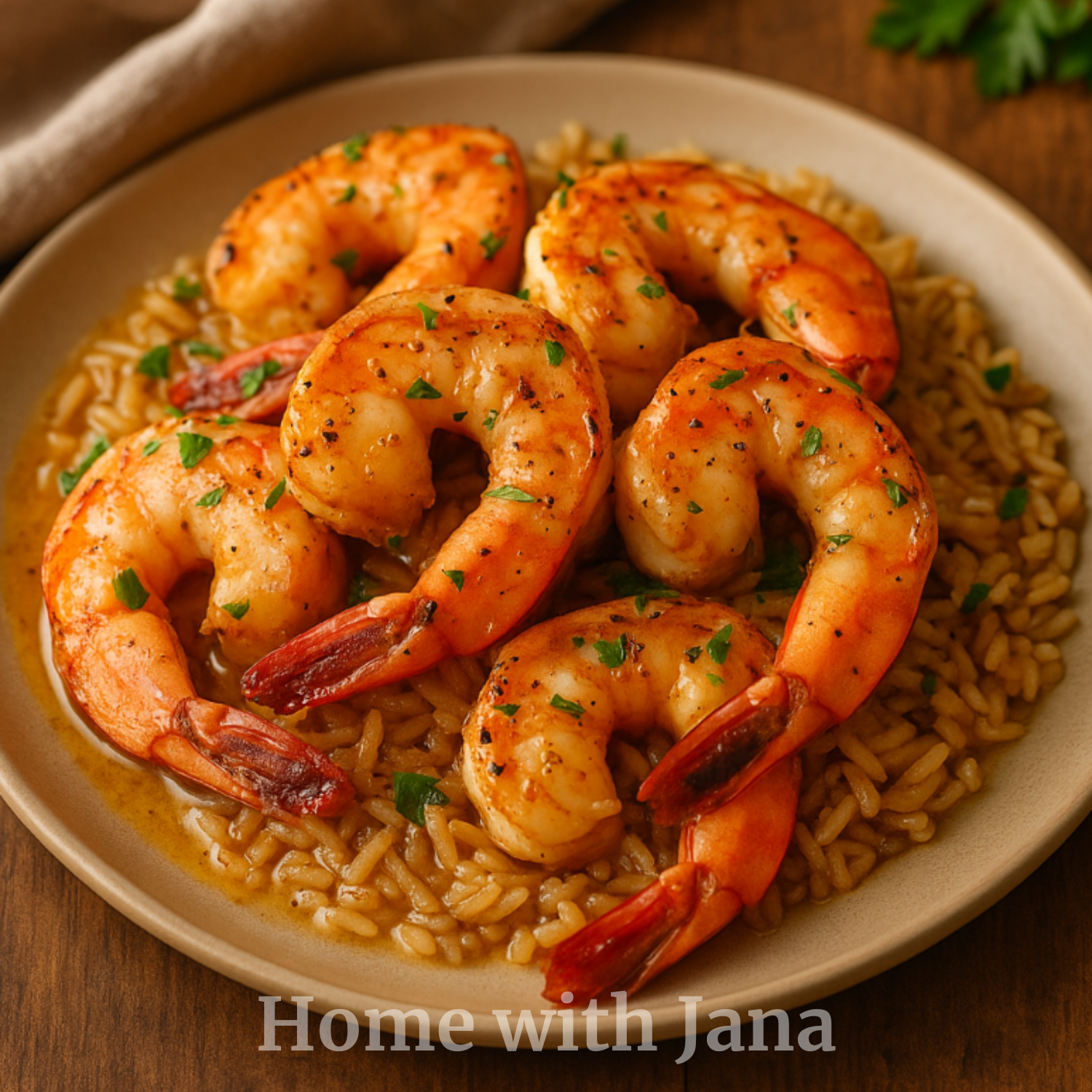 Garlic Lemon Butter Jumbo Shrimp