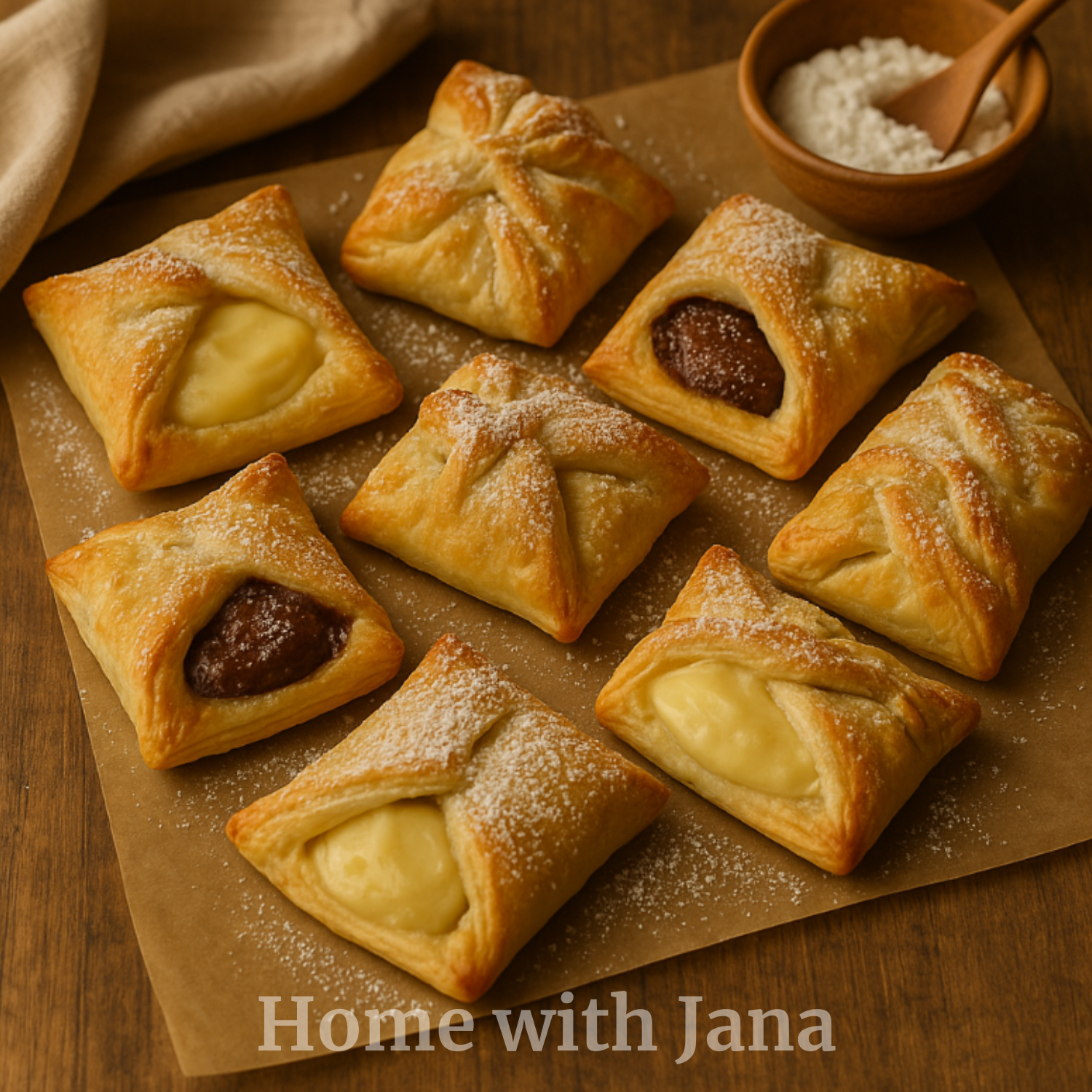 Puff Pastry Pudding Desserts