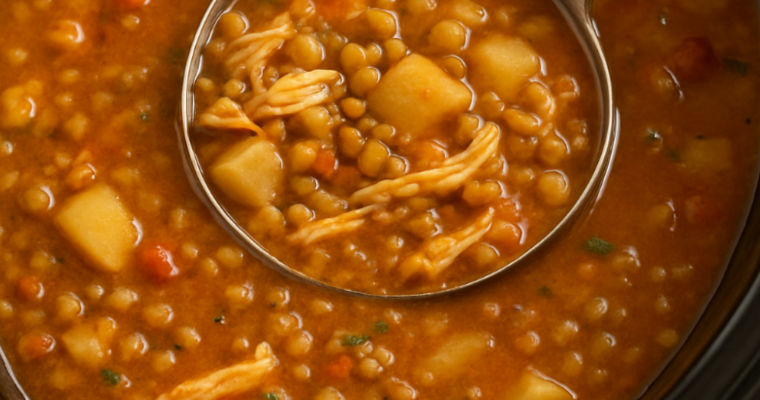 Crock Pot Chicken Lentil Stew