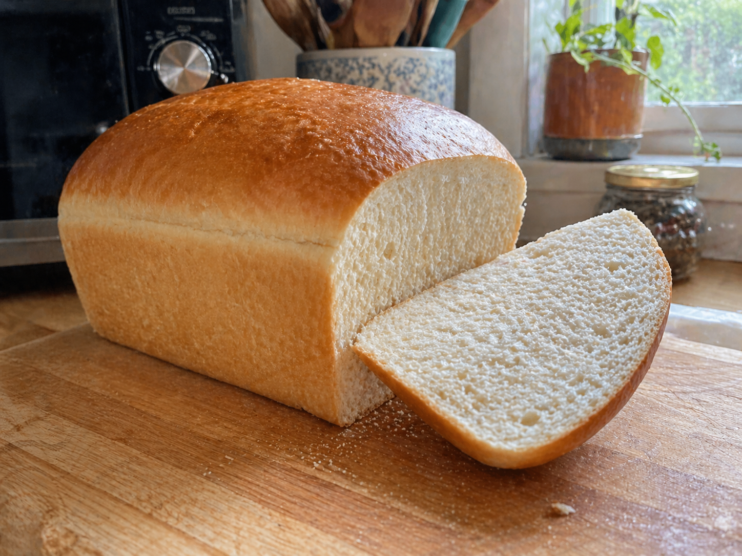 Soft Sandwich Bread (Bread Machine Dough Method)