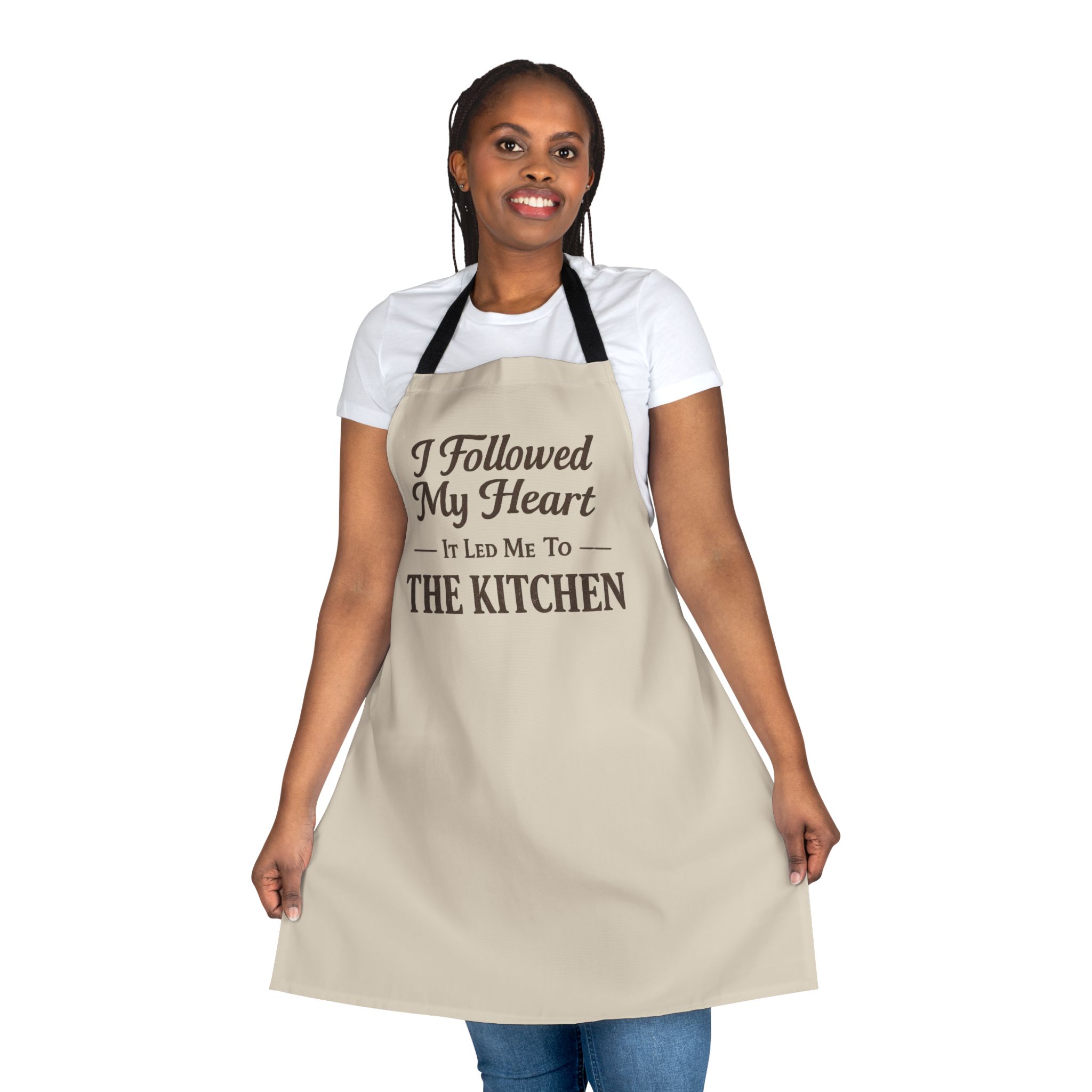 Farmhouse Kitchen Apron | I Followed My Heart It Led Me To The Kitchen