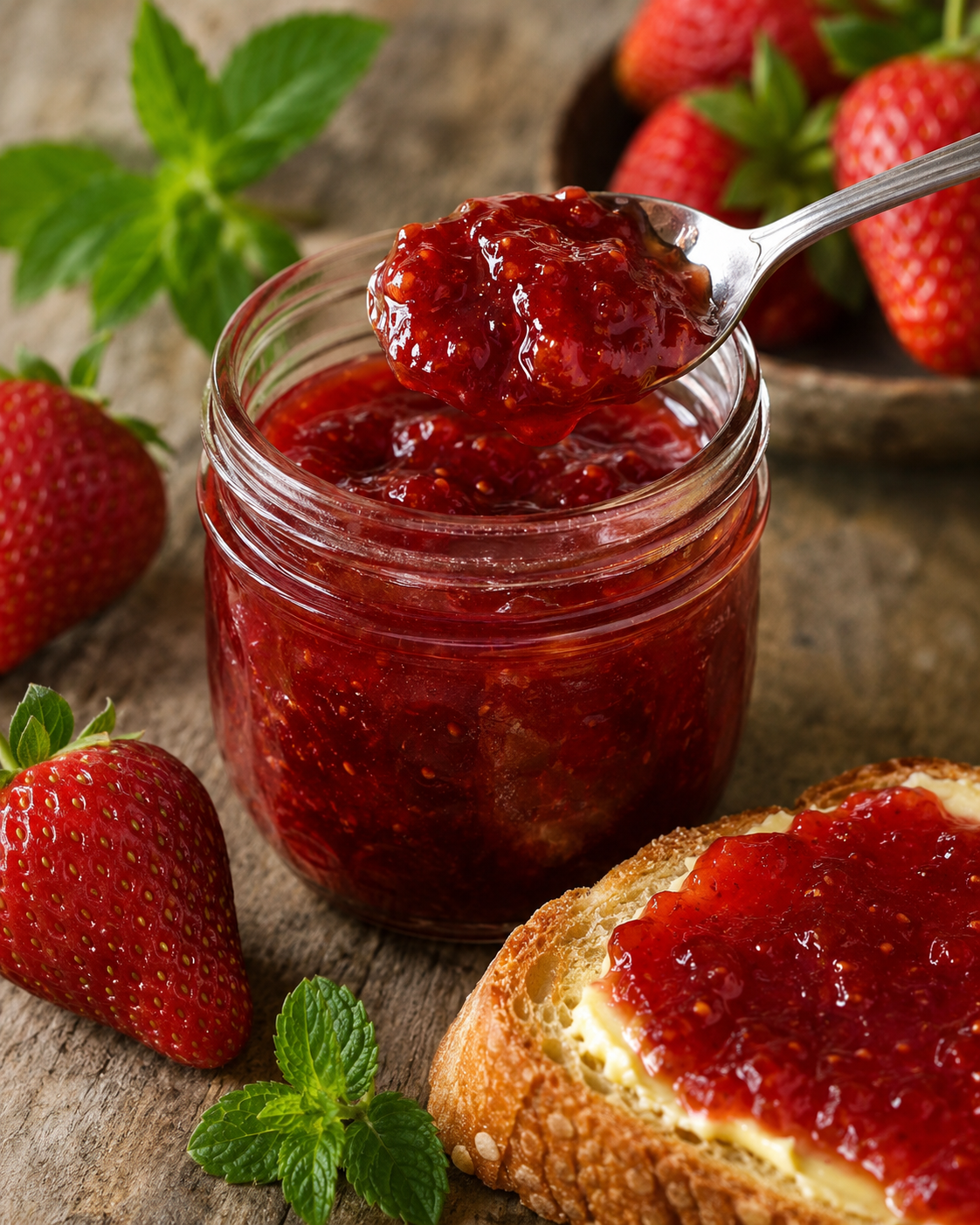 Easy Strawberry Jam Without Pectin