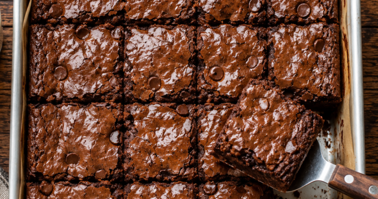 Fudgy One-Bowl Brownies