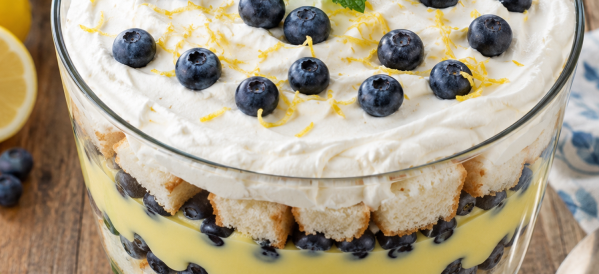 Lemon Blueberry Trifle