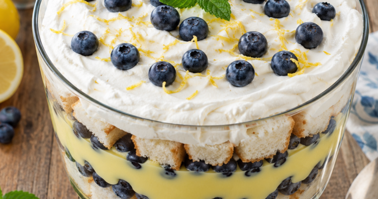 Lemon Blueberry Trifle