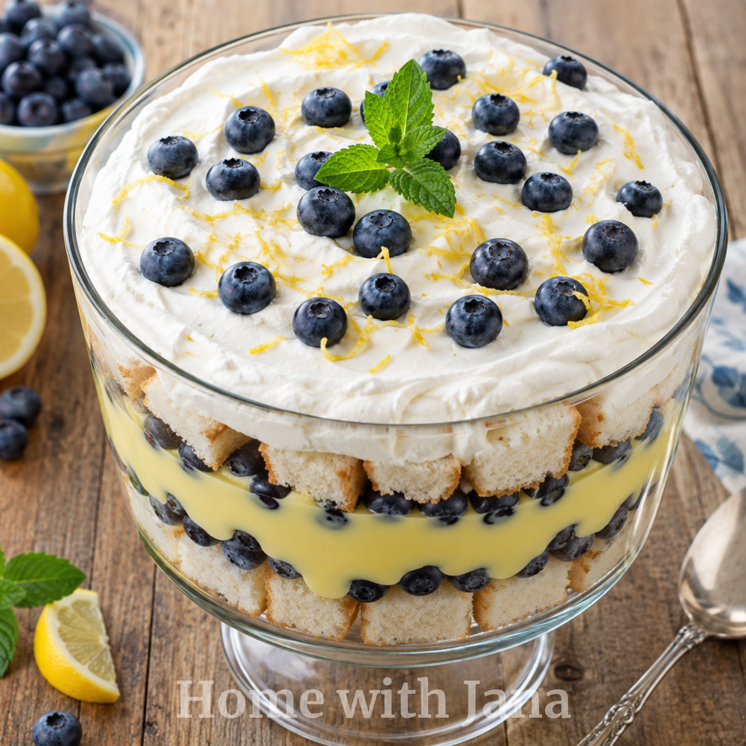 Lemon Blueberry Trifle